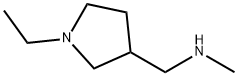(1-Ethyl-3-pyrrolidinyl)-N-methylmethanamine 구조식 이미지