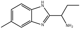 1-(5-METHYL-1H-BENZIMIDAZOL-2-YL)PROPAN-1-AMINE Structure