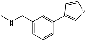 N-METHYL-N-(3-THIEN-3-YLBENZYL)AMINE Structure