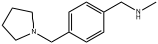 N-METHYL-4-(PYRROLIDIN-1-YLMETHYL)BENZYLAMINE Structure