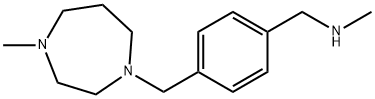 N-Methyl-4-[(4-methylhomopiperazin-1-yl)methyl]benzylamine Structure