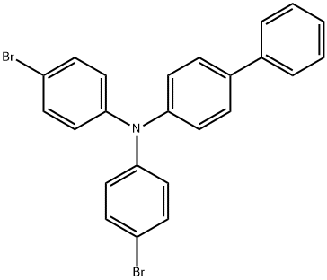 4,4′-DIBROMO-4”-페닐트리페닐아민 구조식 이미지