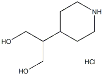 2-(Piperidin-4-yl)propane-1,3-diol hydrochloride 구조식 이미지