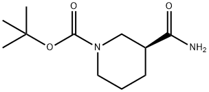 1-Boc-3-carbamoyl piperidine 구조식 이미지