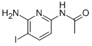 N-(6-AMINO-5-IODO-PYRIDIN-2-YL)-ACETAMIDE 구조식 이미지