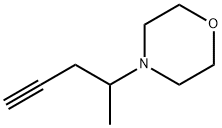 모르폴린,4-(1-메틸-3-부티닐)-(9CI) 구조식 이미지