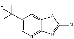 2-Chloro-6-(trifluoromethyl)thiazolo[4,5-b]pyridine Structure