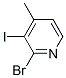 2-BROMO-3-IODO-4-PICOLINE Structure