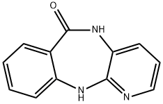5,11-Dihydropyrido[2,3-b][1,4]benzodiazepin-6-one 구조식 이미지