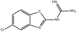 (5-CHLOROBENZO[D]THIAZOL-2-YL)GUANIDINE Structure
