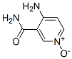 Nicotinamide, 4-amino-, 1-oxide (7CI) Structure
