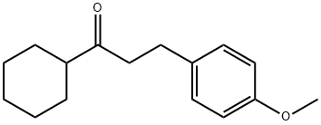 CYCLOHEXYL 2-(4-METHOXYPHENYL)ETHYL KETONE Structure