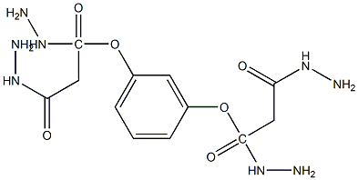 3,3'-[1,3-페닐렌비스(옥시)]디프로피오노디히드라지드 구조식 이미지