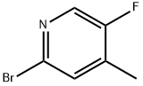 2-BROMO-5-FLUORO-4-PICOLINE Structure