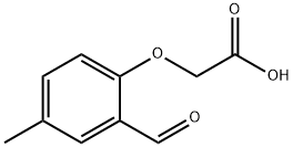 Acetic acid, (2-formyl-4-methylphenoxy)- 구조식 이미지