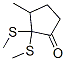 Cyclopentanone, 3-methyl-2,2-bis(methylthio)- (9CI) Structure