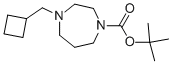 1-Boc-4-(사이클로부틸메틸)-1,4-디아제판 구조식 이미지