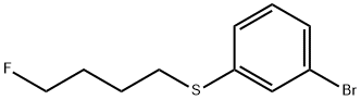 1-Bromo-3-(4-fluoro-butylsulfanyl)-benzene Structure