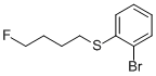 1-Bromo-2-(4-fluoro-butylsulfanyl)-benzene Structure