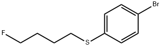 1-Bromo-4-(4-fluoro-butylsulfanyl)-benzene Structure