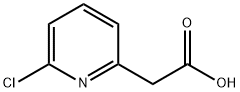 (6-chloropyridin-2-yl)acetic acid Structure