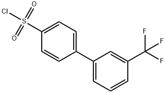 3'-(TRIFLUOROMETHYL)[1,1'-BIPHENYL]-4-SULFONYL CHLORIDE Structure