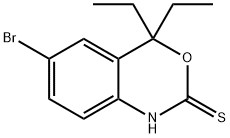 6-BROMO-4,4-DIETHYL-1H-BENZO[D][1,3]OXAZINE-2(4H)-THIONE Structure