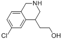 2-(6-CHLORO-1,2,3,4-TETRAHYDROISOQUINOLIN-4-YL)에탄올 구조식 이미지