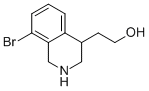 2-(8-Bromo-1,2,3,4-tetrahydroisoquinolin-4-yl)ethanol Structure