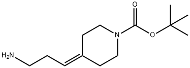 TERT-부틸4-(3-아미노프로필렌)피페리딘-1-카르복실레이트 구조식 이미지