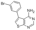 5-(3-브로모페닐)티에노[2,3-D]피리미딘-4-아민 구조식 이미지
