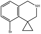 5'-BROMO-2',3'-DIHYDRO-1'H-SPIRO[CYCLOPROPANE-1,4'-ISOQUINOLINE] 구조식 이미지