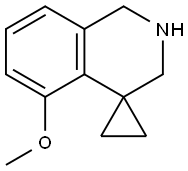 5'-METHOXY-2',3'-DIHYDRO-1'H-SPIRO[CYCLOPROPANE-1,4'-ISOQUINOLINE] 구조식 이미지