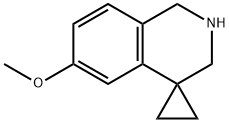 6'-METHOXY-2',3'-DIHYDRO-1'H-SPIRO[CYCLOPROPANE-1,4'-ISOQUINOLINE] Structure