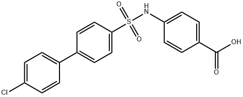 4-(4'-Chloro-4-biphenylylsulfonylaMino)benzoic acid Structure