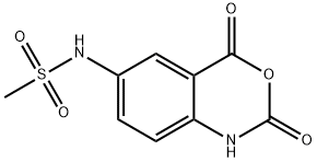 5-METHANESULFONAMIDO-ISATOIC ANHYDRIDE Structure