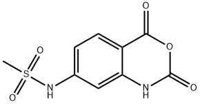 Methanesulfonamide, N-(1,4-dihydro-2,4-dioxo-2H-3,1-benzoxazin-7-yl)- 구조식 이미지