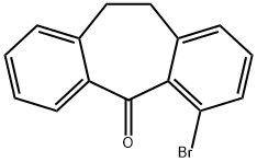 4-BROMO-10,11-DIHYDRO-DIBENZO[A,D]CYCLOHEPTEN-5-ONE 구조식 이미지