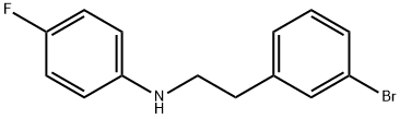 [2-(3-BROMO-PHENYL)-ETHYL]-(4-FLUORO-PHENYL)-AMINE Structure