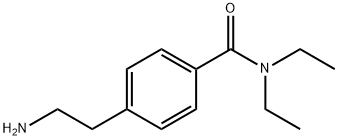 4-(2-AMINO-ETHYL)-N,N-DIETHYL-BENZAMIDE Structure