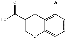 5-Bromochroman-3-carboxylic acid Structure