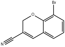 8-BROMO-2H-CHROMENE-3-CARBONITRILE Structure