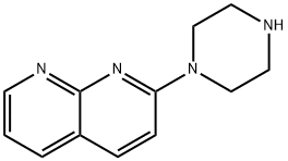 2-(Piperazin-1-yl)-1,8-naphthyridine Structure