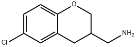 (6-CHLORO-CHROMAN-3-YL)-METHYLAMINE Structure