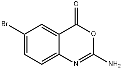 2-AMINO-6-BROMO-4H-BENZO[D][1,3]OXAZIN-4-ONE 구조식 이미지