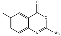 2-AMINO-6-FLUORO-4H-BENZO[D][1,3]OXAZIN-4-ONE 구조식 이미지