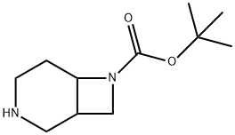 TERT-부틸3,7-디아자비사이클로[4.2.0]옥탄-7-카르복실레이트 구조식 이미지