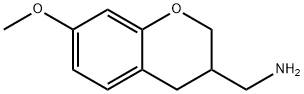 (7-METHOXY-CHROMAN-3-YL)-METHYLAMINE Structure