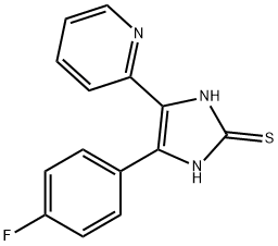 5-(4-FLUORO-PHENYL)-4-PYRIDIN-2-YL-1H-IMIDAZOLE-2-THIOL Structure