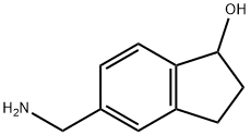 5-(AMINOMETHYL)-2,3-DIHYDRO-1H-INDEN-1-OL Structure